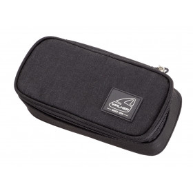 photo-Grande trousse - Plumier - Scolaire - Noir - Walker