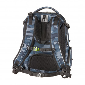 Sac à dos - Walker - Bleu camouflage - 3 compartiments - Campus Evo
