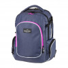 photo-Sac à dos - Walker - Bleu et rose - 3 compartiments - Campus Evo