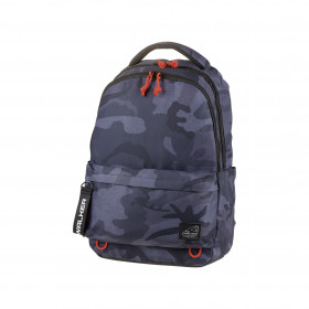photo-Sac à dos - Walker - Bleu camouflage - 2 compartiments - Alpha