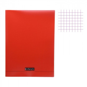 photo-Cahier - 24x32(cm) - Petits carreaux - 96 pages - couverture en polypro - sans spirale - Clairefontaine - Calligraphe