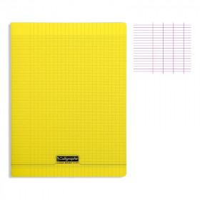 photo-Cahier - 24x32(cm) - Grands carreaux - 48 pages - couverture en polypro - sans spirale - Clairefontaine - Calligraphe