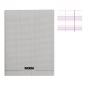 photo-Cahier - 24x32(cm) - Grands carreaux - 48 pages - couverture en polypro - sans spirale - Clairefontaine - Calligraphe