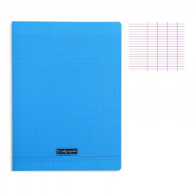 photo-Cahier - 24x32(cm) - Grands carreaux - 96 pages - couverture en polypro - sans spirale - Clairefontaine - Calligraphe
