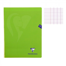 photo-Cahier - 24x32(cm) - Grands carreaux - 96 pages - couverture en polypro - sans spirale - Clairefontaine - Mimesys