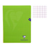 Lot de 7 cahiers - 24x32(cm) - Grands carreaux - 96,192 pages - couverture en polypro - sans spirale - Clairefontaine