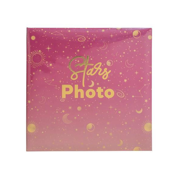 photo-Album photos - Capacité 200 photos de 10x15cm - Moon - Rose - 100 pages