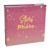 Album photos - Capacité 200 photos de 10x15cm - Moon - Rose - 100 pages