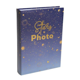Album photos - Capacité 300 photos de 10x15cm - Moon - Bleu - 100 pages