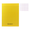 photo-Cahier - 24x32(cm) - Grands carreaux - 96 pages - couverture en polypro jaune - sans spirale - Hamelin