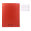 photo-Cahier - 24x32(cm) - Grands carreaux - 96 pages - couverture en polypro rouge - sans spirale - Hamelin