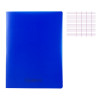 photo-Cahier - 24x32(cm) - Grands carreaux - 96 pages - couverture en polypro bleu - sans spirale - Hamelin