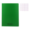 photo-Cahier - 24x32(cm) - Grands carreaux - 96 pages - couverture en polypro vert - sans spirale - Hamelin
