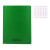 photo-Cahier - 24x32(cm) - Grands carreaux - 96 pages - couverture en polypro vert - sans spirale - Hamelin