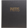 photo-Album photos - 300 photos - Noir - 29x32cm - 60 pages noires - Couverture effet textile
