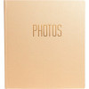 photo-Album photos - 300 photos - Beige - 29x32cm - 60 pages noires - Couverture effet textile