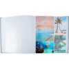 Album photos - 300 photos - Bleu gris - 29x32cm - 60 pages - Couverture enduite irisée