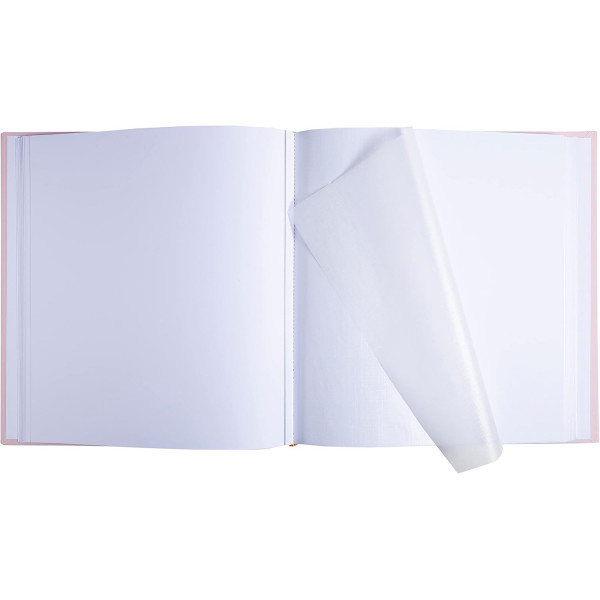 Album photos - 300 photos - Rose candy - 29x32cm - 60 pages - Couverture enduite irisée