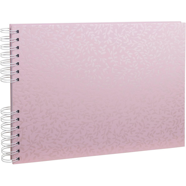 Album photos - 150 photos - Rose candy - 32x22cm - 50 pages - Couverture enduite irisée