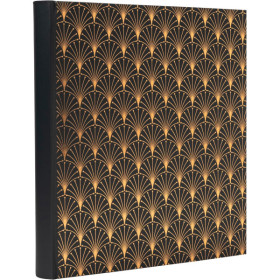 photo-Album photos - Capacité 300 photos de 10x15cm - 29x32cm - 60 pages - Art déco - Noir
