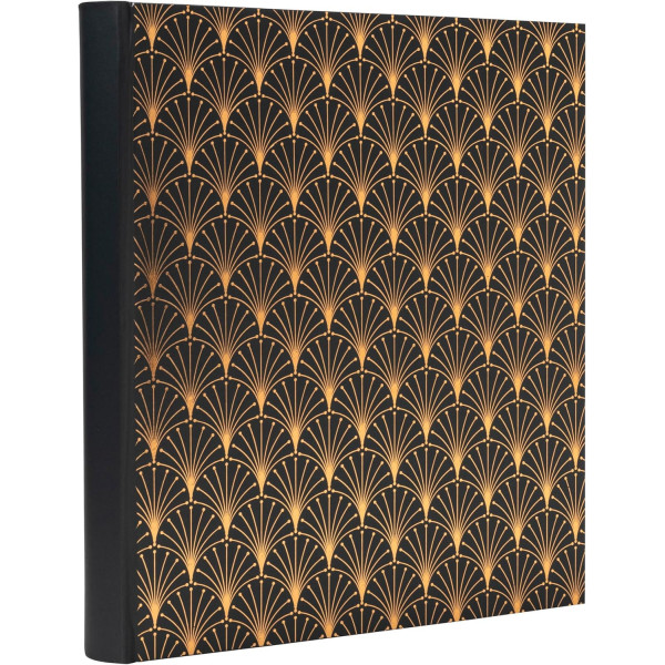 photo-Album photos - Capacité 300 photos de 10x15cm - 29x32cm - 60 pages - Art déco - Noir