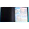 Album photos - Capacité 300 photos de 10x15cm - 29x32cm - 60 pages - Art déco - Bleu