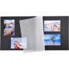 Album photos - 360 photos - Bleu - 32x32cm - 60 pages noires - Couverture effet textile