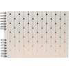 photo-Album photos - Capacité 150 photos de 10x15cm - 32x22cm - 60 pages - Art déco - Blanc