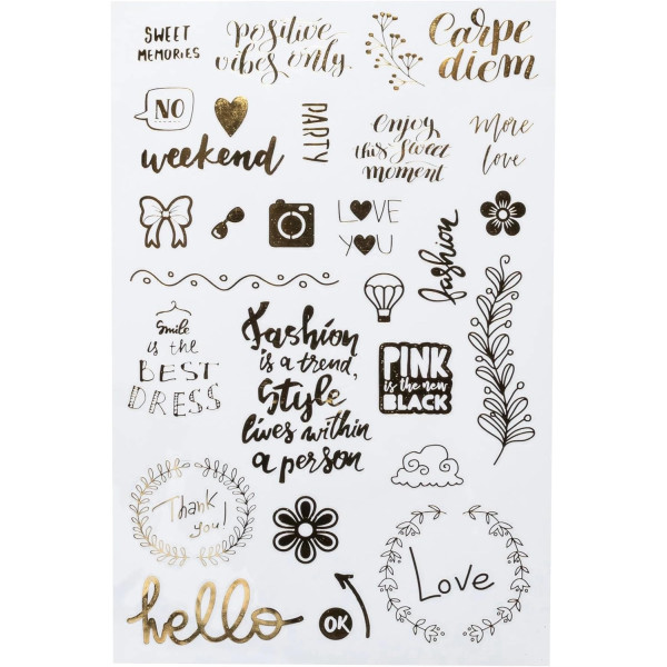Album scrapbooking - A personnaliser - 32x22cm - Noir - 70 pages noires - Stickers inclus