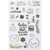 Album scrapbooking - A personnaliser - 32x22cm - Noir - 70 pages noires - Stickers inclus