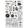 Album scrapbooking - A personnaliser - 32x22cm - Kraft - 70 pages noires - Stickers inclus