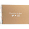 photo-Album photos de classe - 32x22cm - 50 photos de classe - Couverture kraft - 50 pages