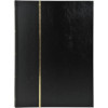 photo-Album de timbres - Philatélie - 22,5x16,5 - Simili cuir - Noir - 32 pages - Collection timbres
