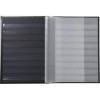 Album de timbres - Philatélie - 30,5x22,5 - Simili cuir - Noir - 16 pages - Collection timbres