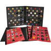 Album de collection pour muselets - Capsules de champagne - 64 plaques - Intérieur mousse