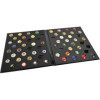 Album de collection pour muselets - Capsules de champagne - 64 plaques - Intérieur mousse