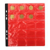 3 recharges pour album de pièces - 20 cases diamètre 40mm - 24,5x25cm - Perforées