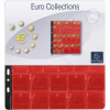 photo-3 recharges pour album de pièces - 43 cases diamètre 20/25/30mm - 24,5x25cm - Perforées