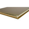 Livre d'or - 27x22cm - Couverture simili cuir - Or - Tranche or - 100 pages blanches