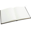 Livre d'or - 27x22cm - Couverture simili cuir - Noir - Tranche or - 100 pages blanches