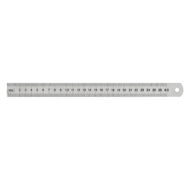 photo-Réglet - Règle plate - 30cm - Flexible - Inox - Gradué sur 1 face - Wonday