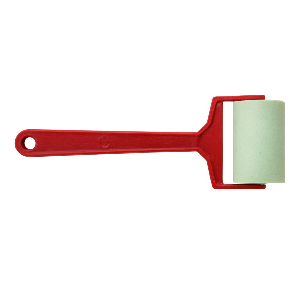 photo-Rouleau à peindre - Mousse - 45mm diamètre - Manche plastique - Scolaire
