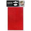 photo-Petits carrés miroirs - Rouge - Adhésif - 0,5x0,5cm - Scrapbooking - Loisirs créatifs - Aladine