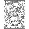Coloriage - Licorne - Tableau à colorier - Avec contours velours noir - Dès 3 ans