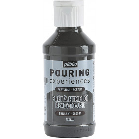 photo-Peinture acrylique - Pouring - Pébéo - Gris - 118 ml