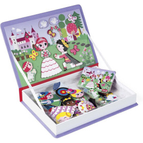 Jeu éducatif - Magnéti'Book - Princesses - 55 magnets + modèles - Invente des histoires - Janod