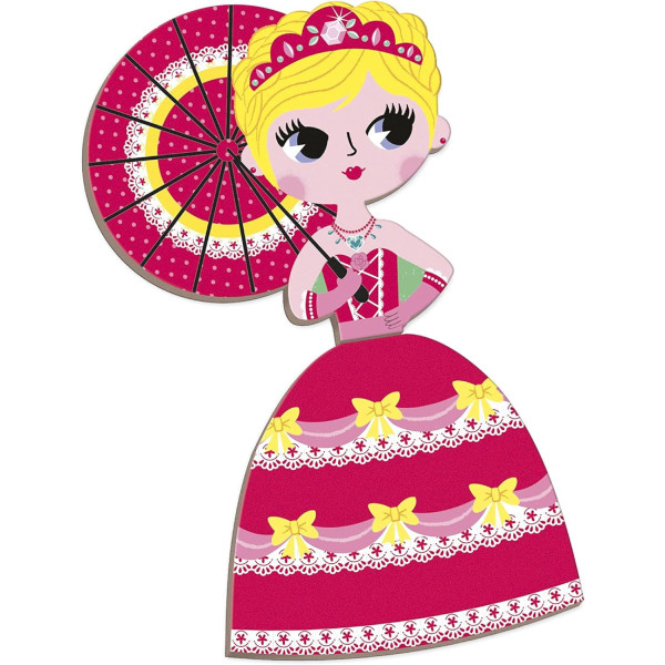Jeu éducatif - Magnéti'Book - Princesses - 55 magnets + modèles - Invente des histoires - Janod