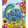 Jeu créatif - Tableaux mosaïques - Dinosaures - 8 modèles + mosaïques en mousse - Janod