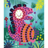 Jeu créatif - Tableaux mosaïques - Dinosaures - 8 modèles + mosaïques en mousse - Janod