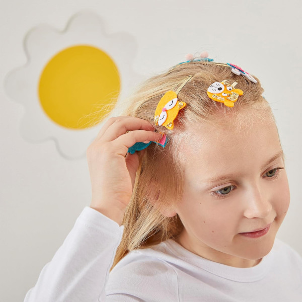 Jeu créatif - Création de barrettes - 6 modèles animaux - Dès 6 ans - Janod